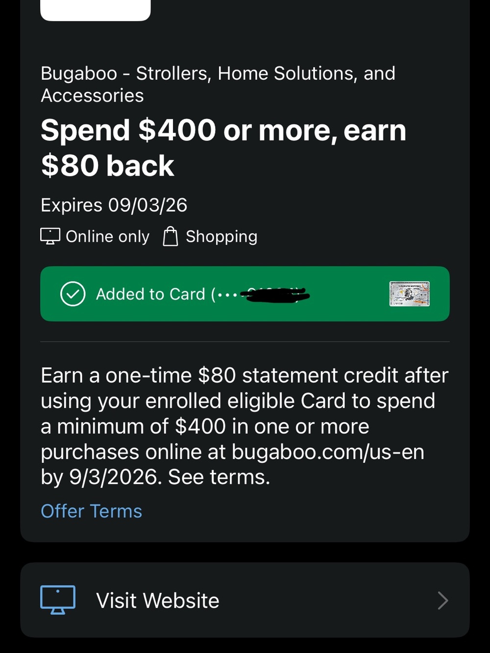 $137 off Artipoppe with Amex until 9/3 - Picture 2 of 2